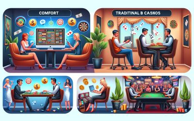 Online kockanje vs. Tradicionalne kockarnice: Prednosti i mane