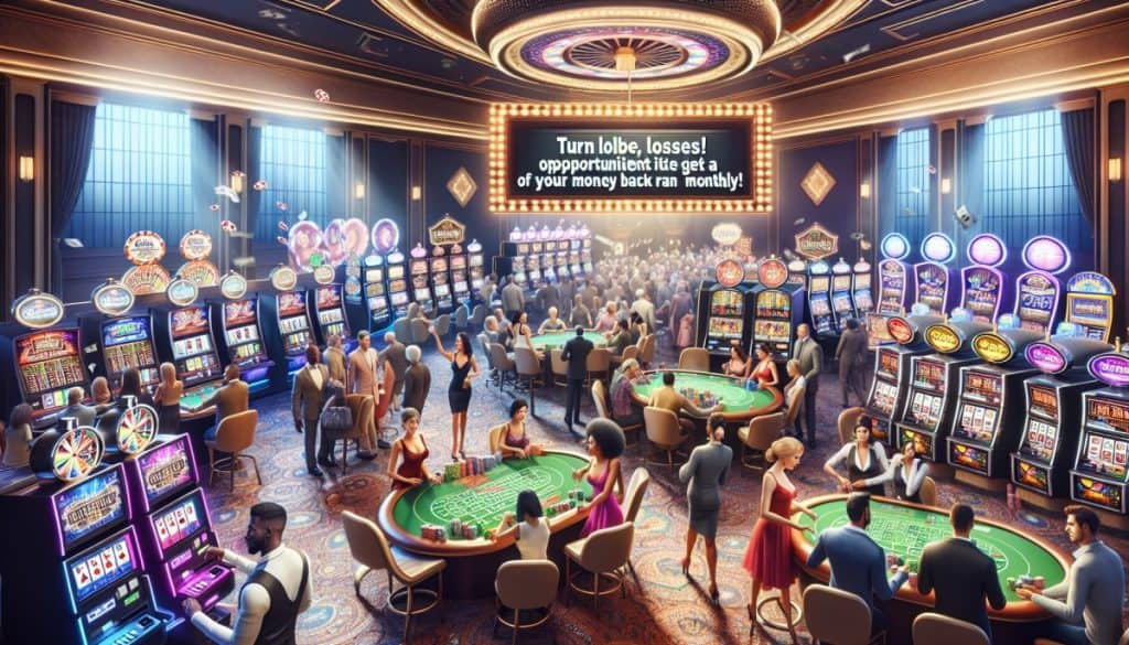 Casino koji vraća dio tvojih gubitaka svaki mjesec